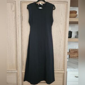 NWT Free People Beach Simone Midi cotton open back pleated side dress size small